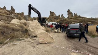سه کشته در فروپاشی تشکیل سنگی در منطقه کاپادوکیا ترکیه
