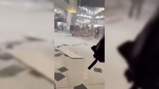 خسارت‌های وارد شده به فرودگاه سعودی پس از سومین حمله این هفته
