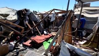 حمله اسرائیل به اردوگاه پناهندگان غزه