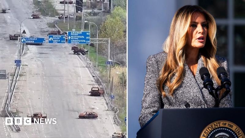 آتش‌بس بشردوستانه در شهر اوکراینی تحت اشغال روسیه با میانجی‌گری ملانیا ترامپ