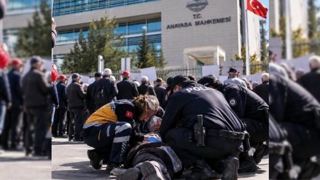پلیس بازنشسته در اعتراضات بازنشستگی در آنکارا خودکشی کرد